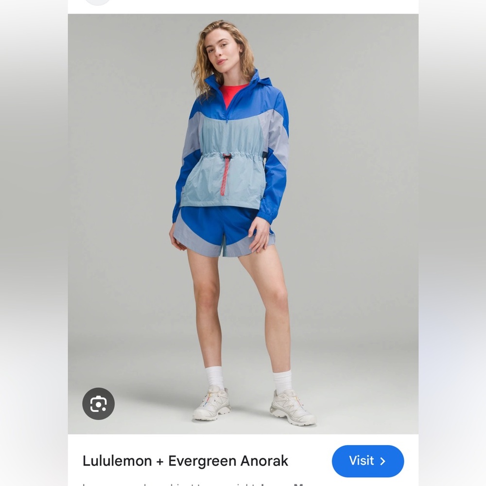 Lululemon evergreen anorak set